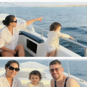 a family enjoying at daymaniyat sialnds